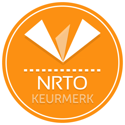 nrto oranje keurmerk rond logo